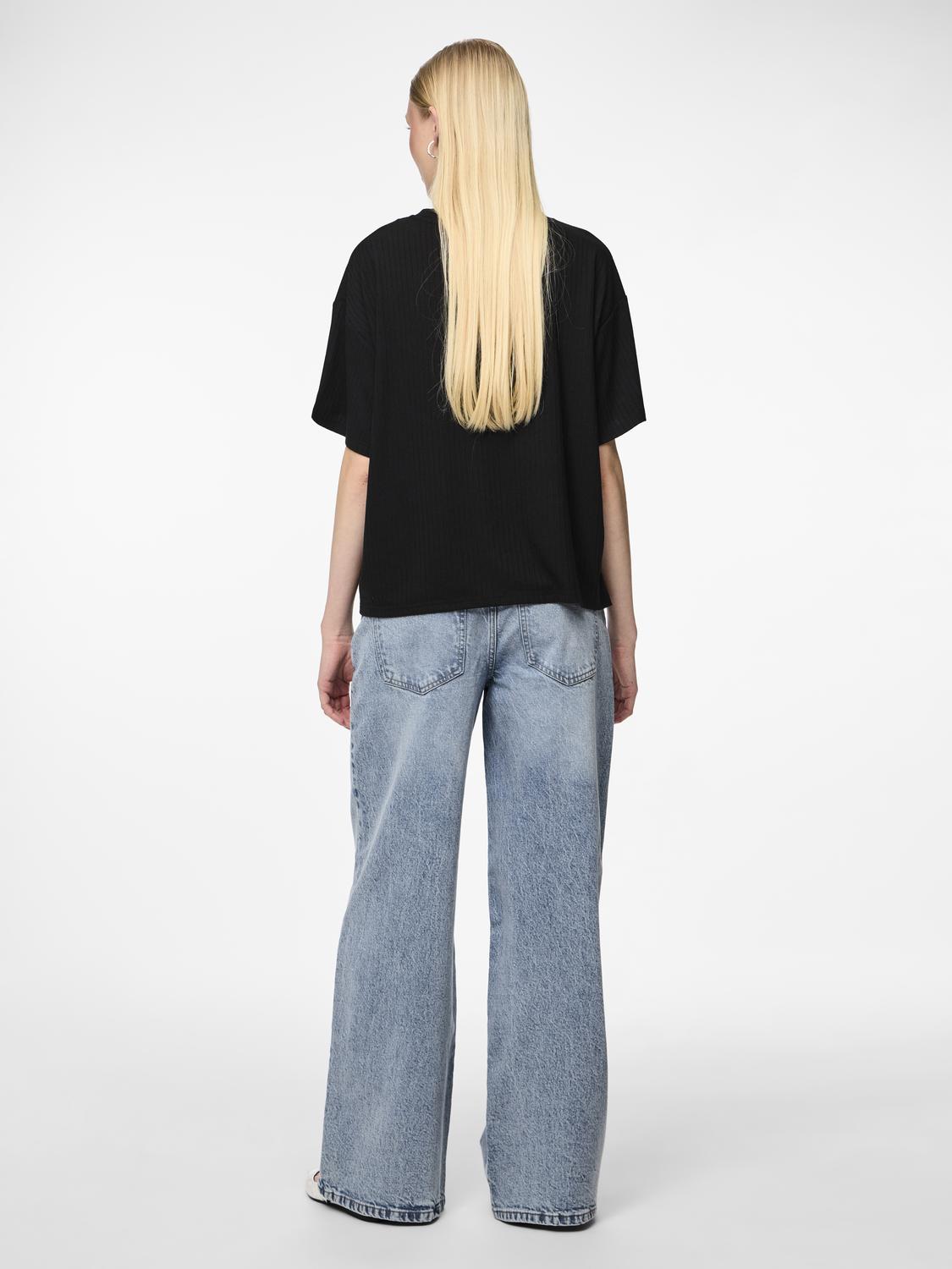 PCSELMA Jeans LOWWAIST - Light Blue Denim